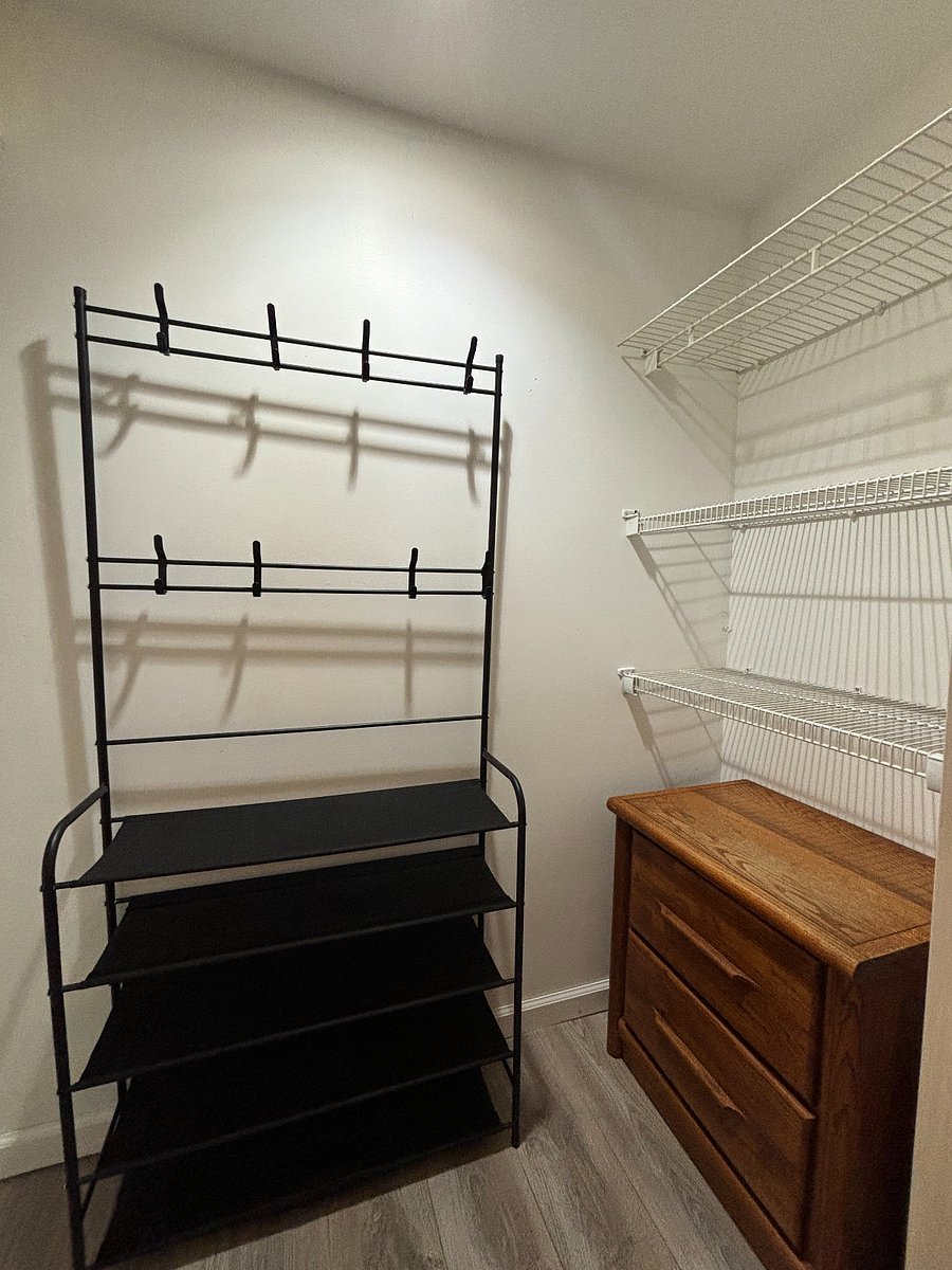 Very large bedroom closet.