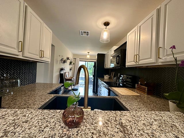 Kitchen view from dining room