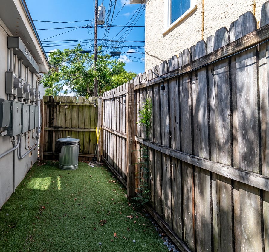 Dog area in the back for furry friends