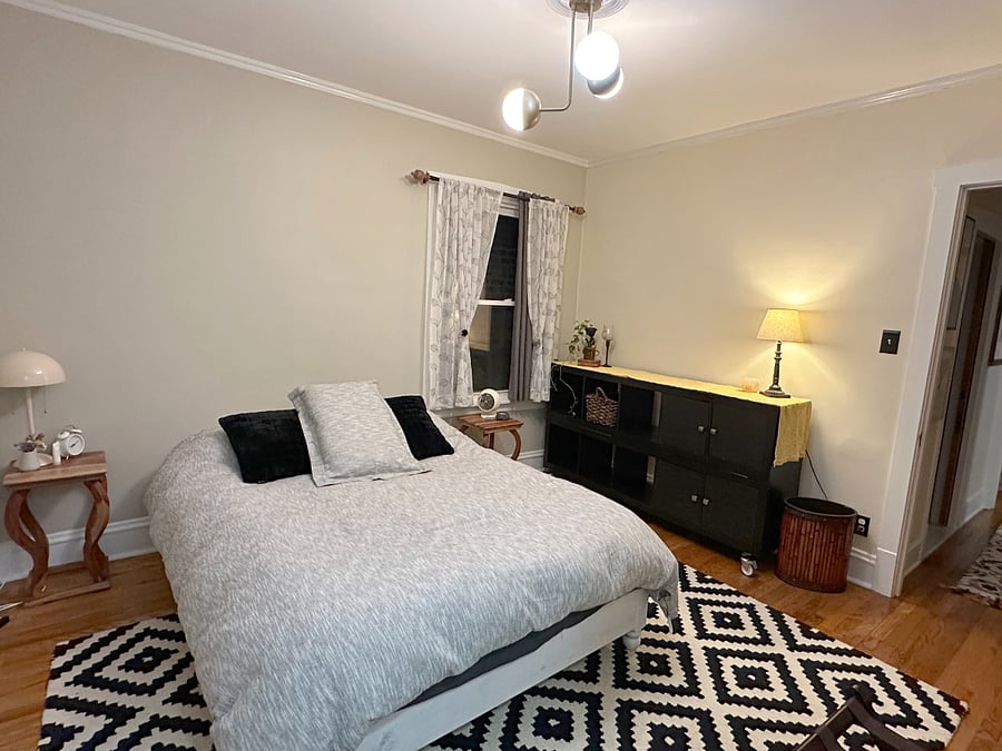 Second Bedroom with super cozy linens and ample space for all your things