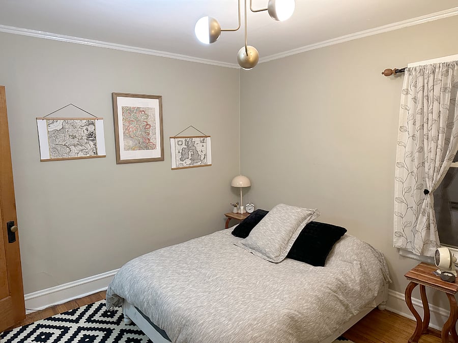 Second Bedroom with super cozy linens and ample space for all your things