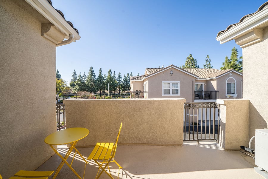 Balcony off the dining room perfect for morning coffee or al fresco dinner!