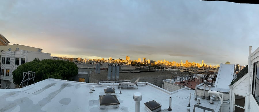 View from the living room.