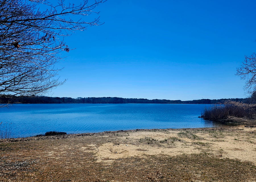 Swan Pond beach access at the end of the street for kayaking, fishing, and swimming