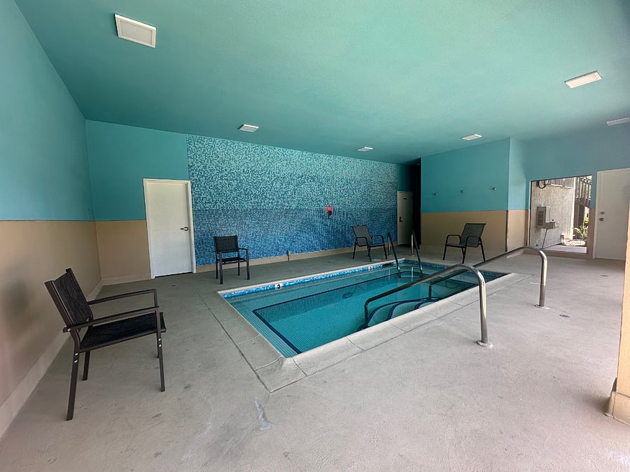Covered Lower Jacuzzi