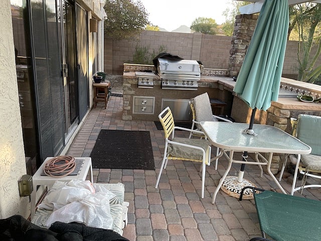 BackYard BBQ area