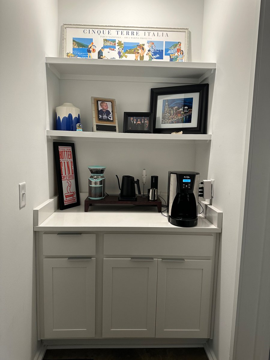 Coffee area on main floor