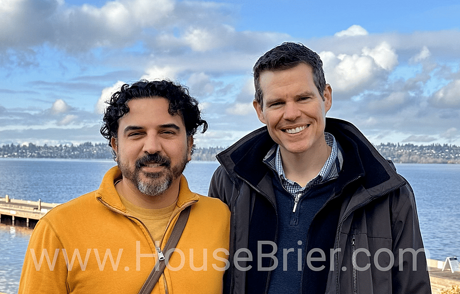Owners Gilbert and Brad take pride in their ability to deliver guests private, quality housing.
Gilbert is the brains behind the seamless design aspects and Brad manages renovations, maintenance, and House Brier's 5-star customer service.