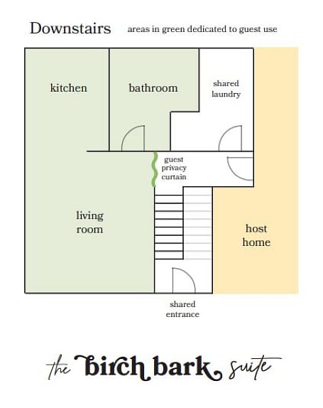 Lower-level floor plan.