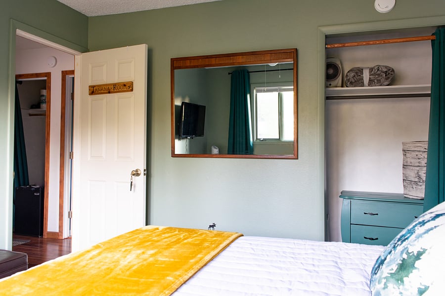 Storage options in the Tanana Room.