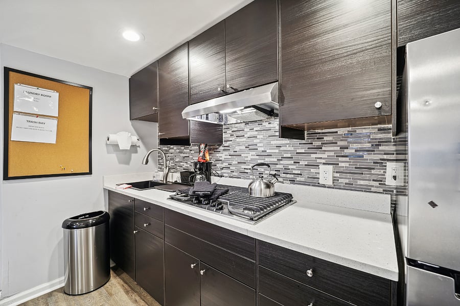 Kitchenette with sink