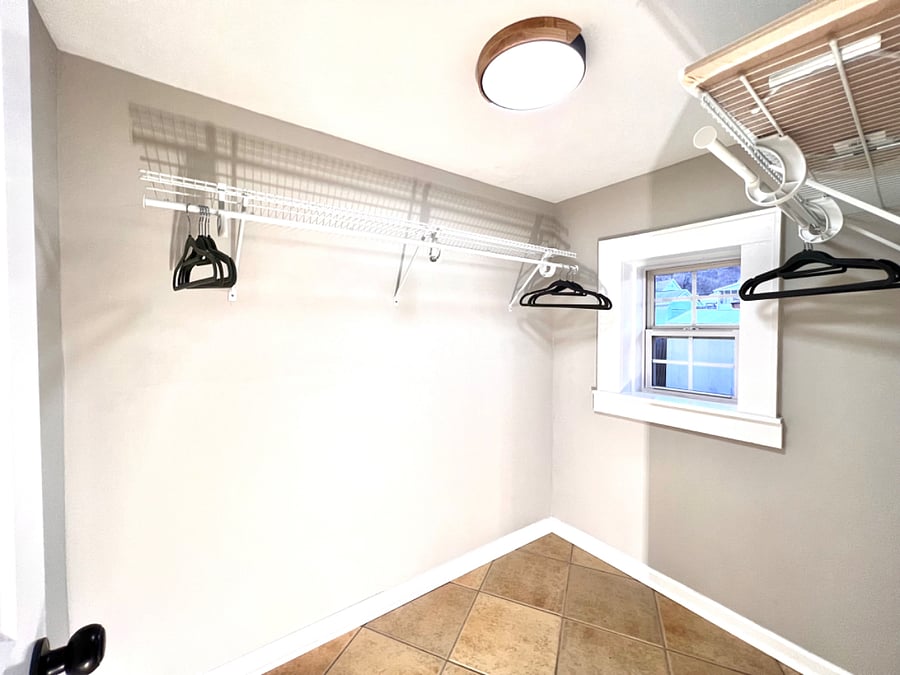 Master walk in closet