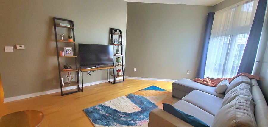 Bright, open living area for easy entertaining or if you just want to quietly read a book!