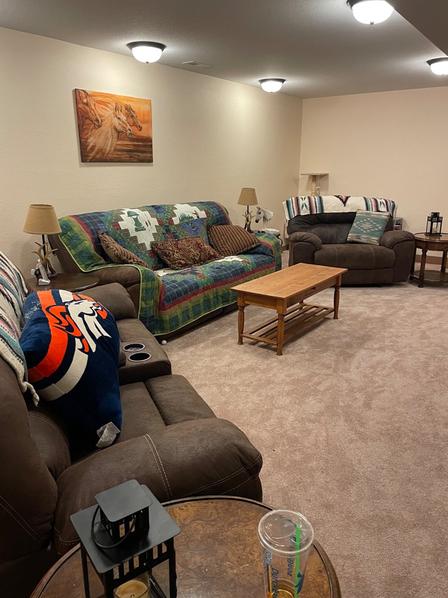 Downstairs family room