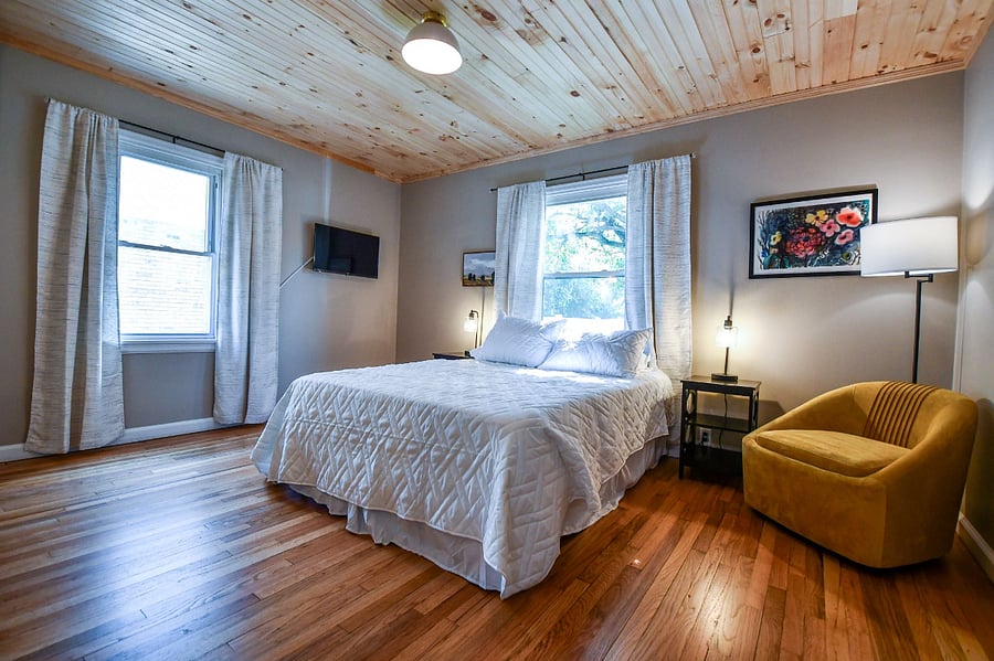 Main level queen bedroom