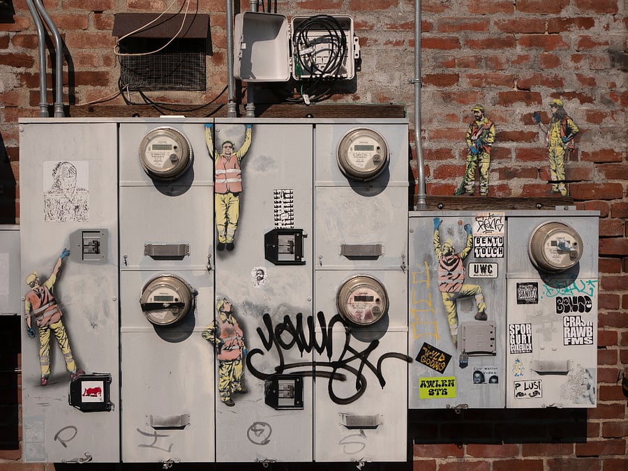 And once you start looking you will discover all the hidden street art.