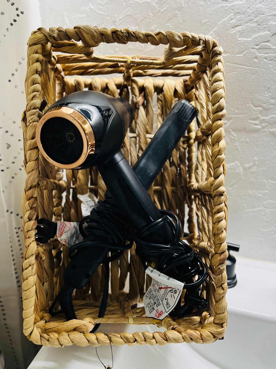 Blow dryer and flat iron for use