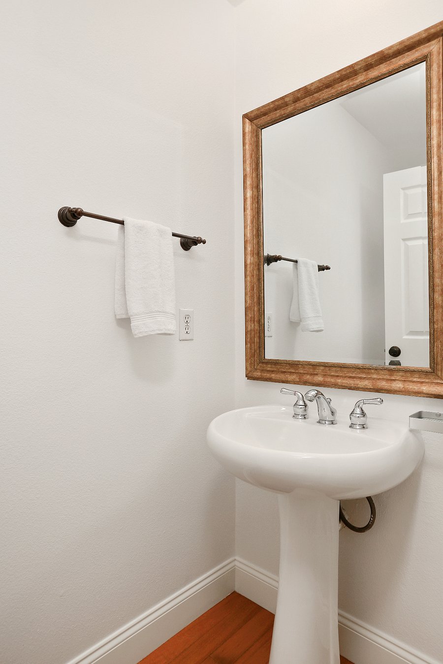 Powder room off the main floor.