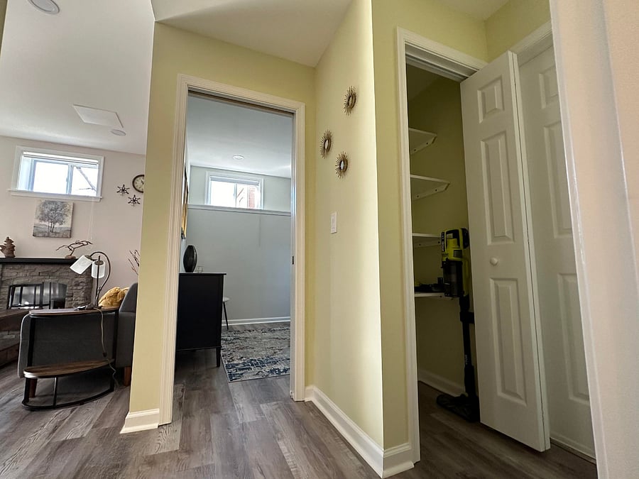 Hallway and pantry.