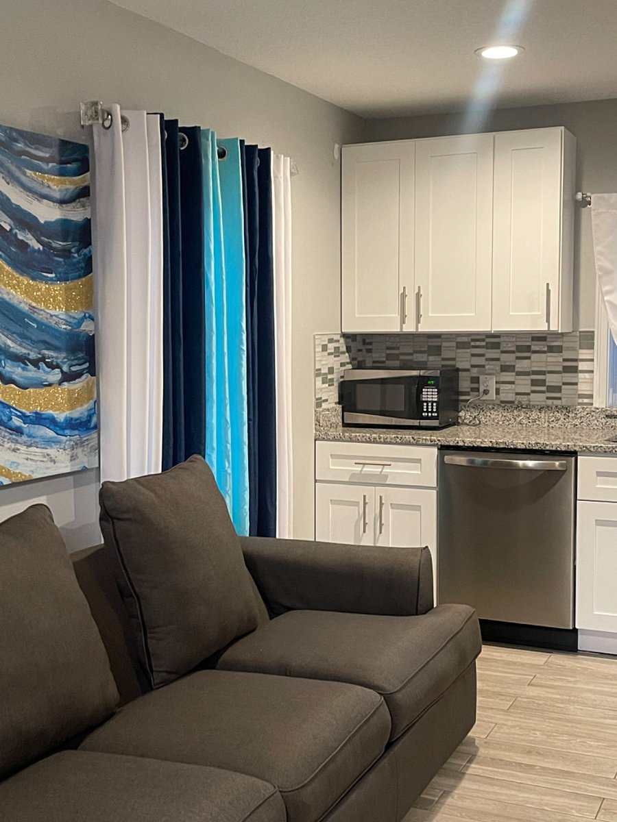 Microwave and dishwasher