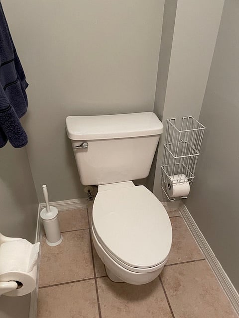 Master toilet.  Grips on both sides not seen in pic.