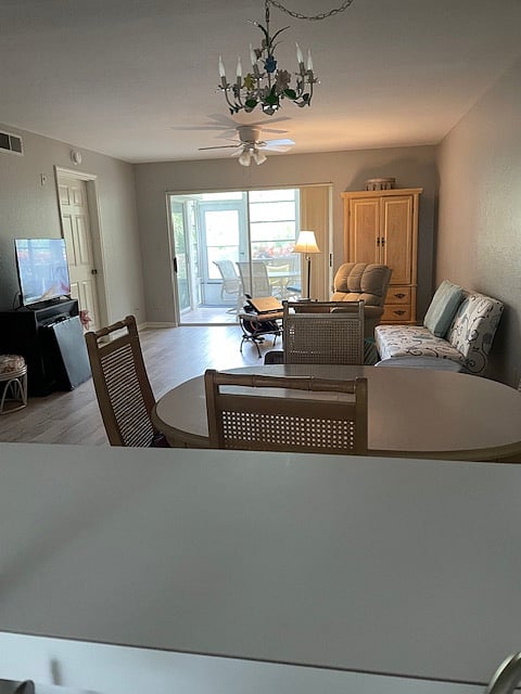 Apartment feels spacious.