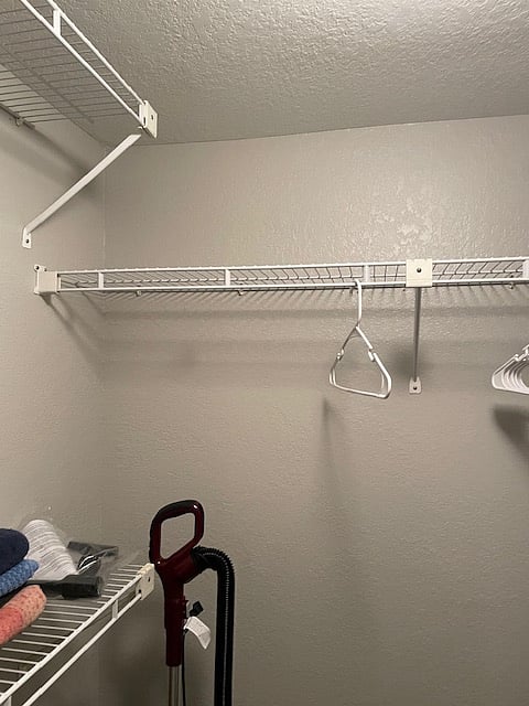 Master bedroom closet.