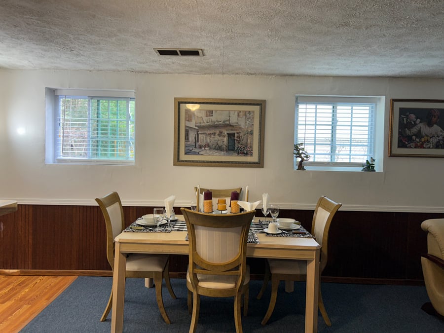 Dinner space.