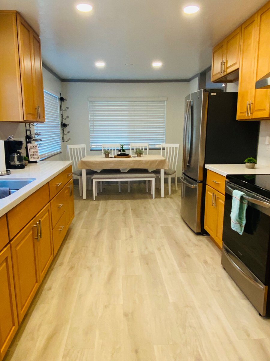 Gallery style kitchen with all the amenities to prepare chief style meals