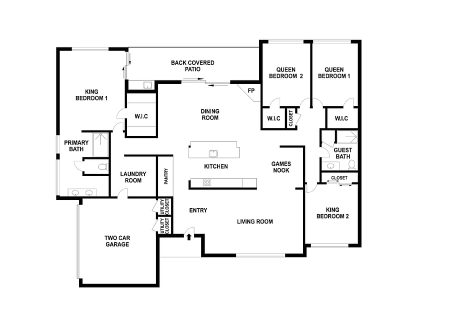 Interior floor plan