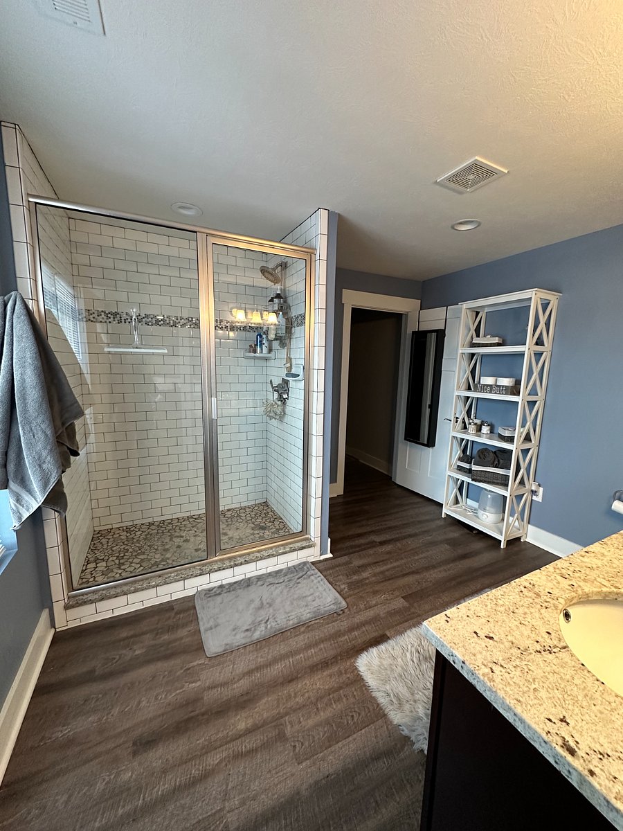 Master bathroom.
