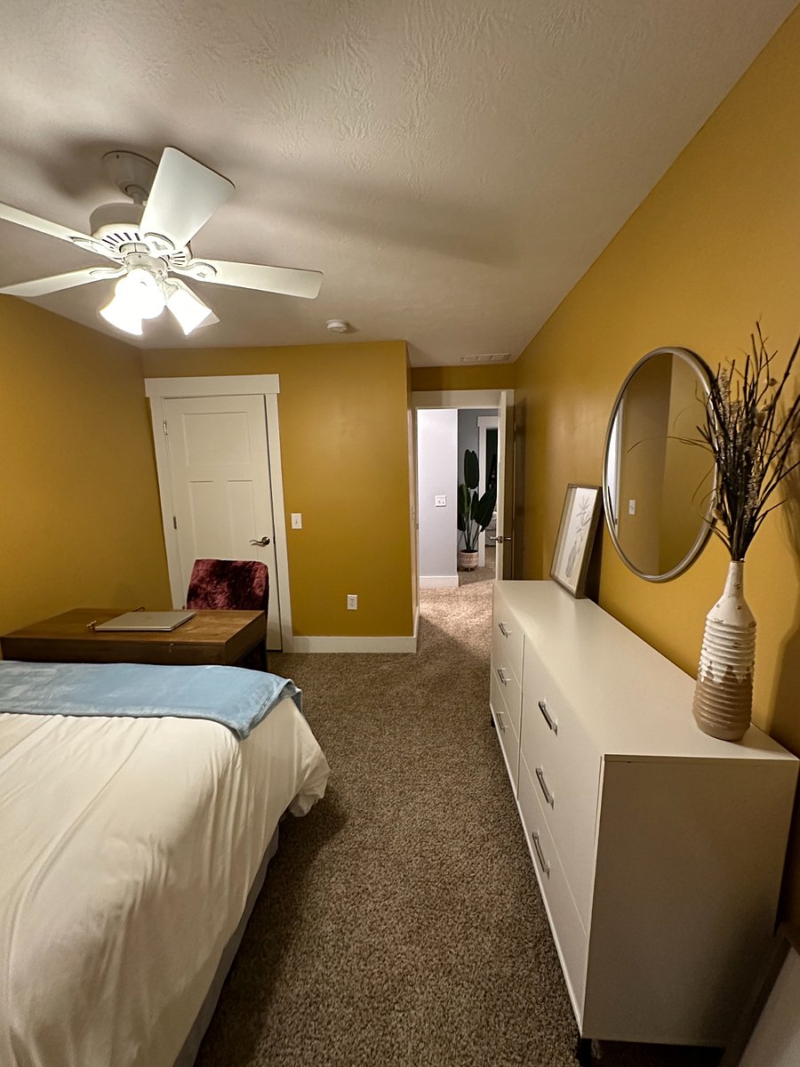 Bedroom #3 with desk.