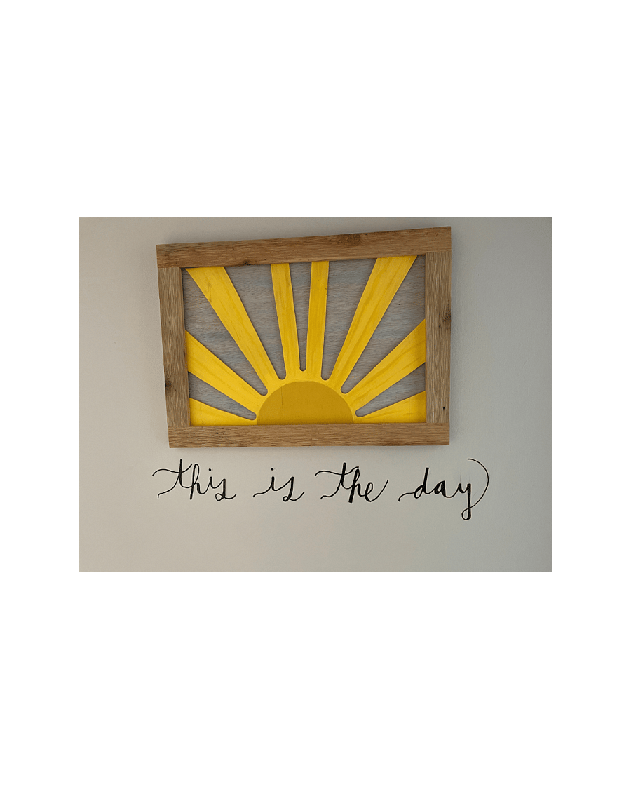 This is the day!
Ps. 118:24