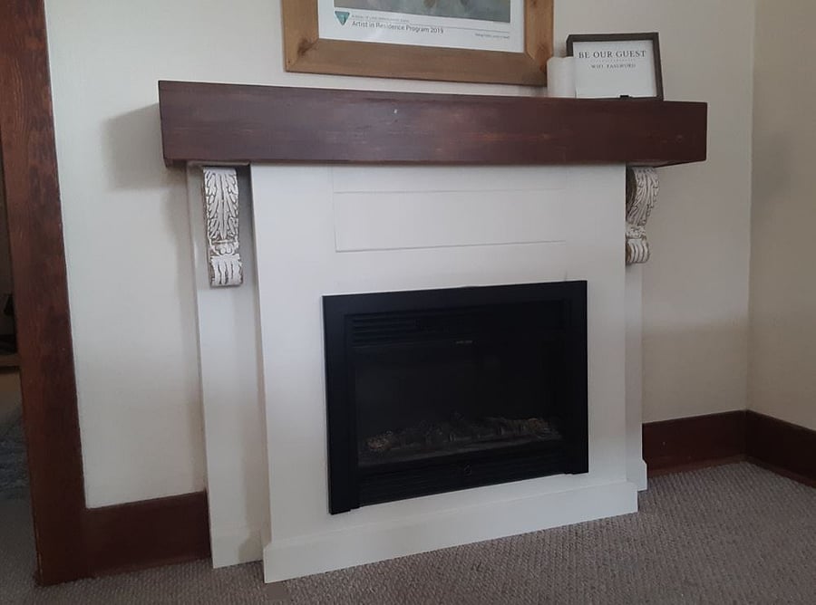 Electric Fireplace in the Living room