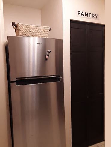 Full Size Refrigerator and Pantry.