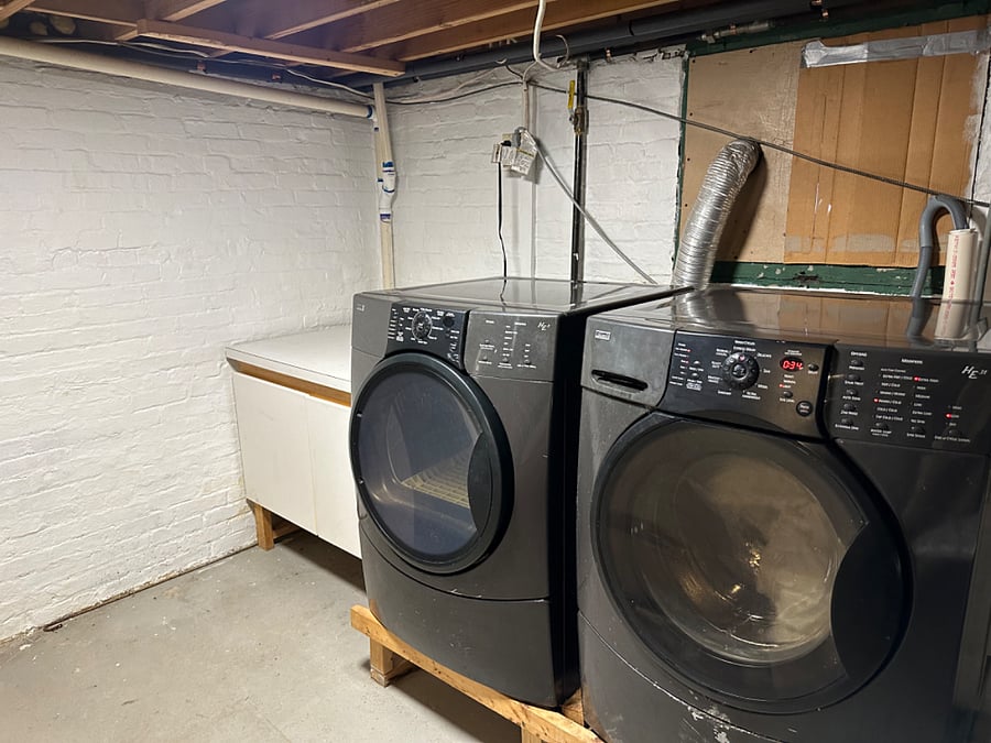 Washer and dryer