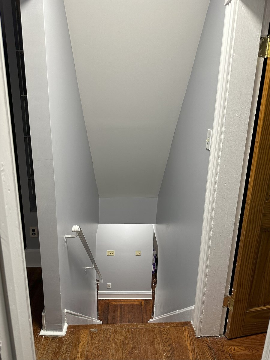 Staircase from second to first floor