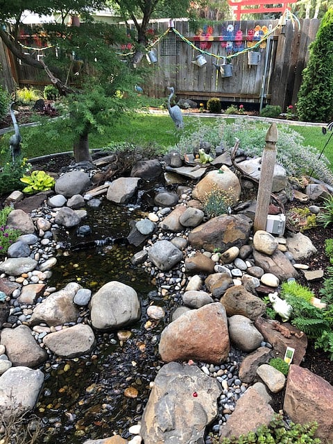 This calming stream is located right outside the back of the unit and can be heard from the back porch.