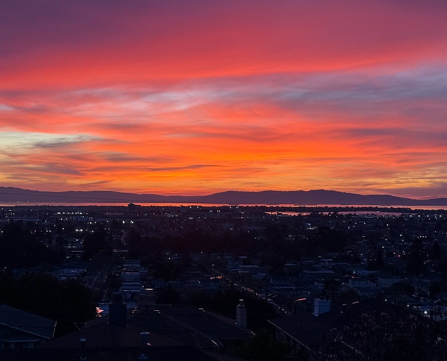 Expansive sunset views your daily unwind after a long day