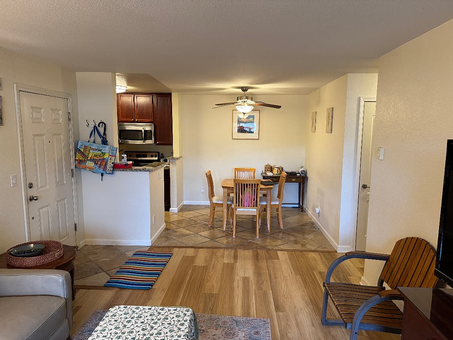 Living and dining room