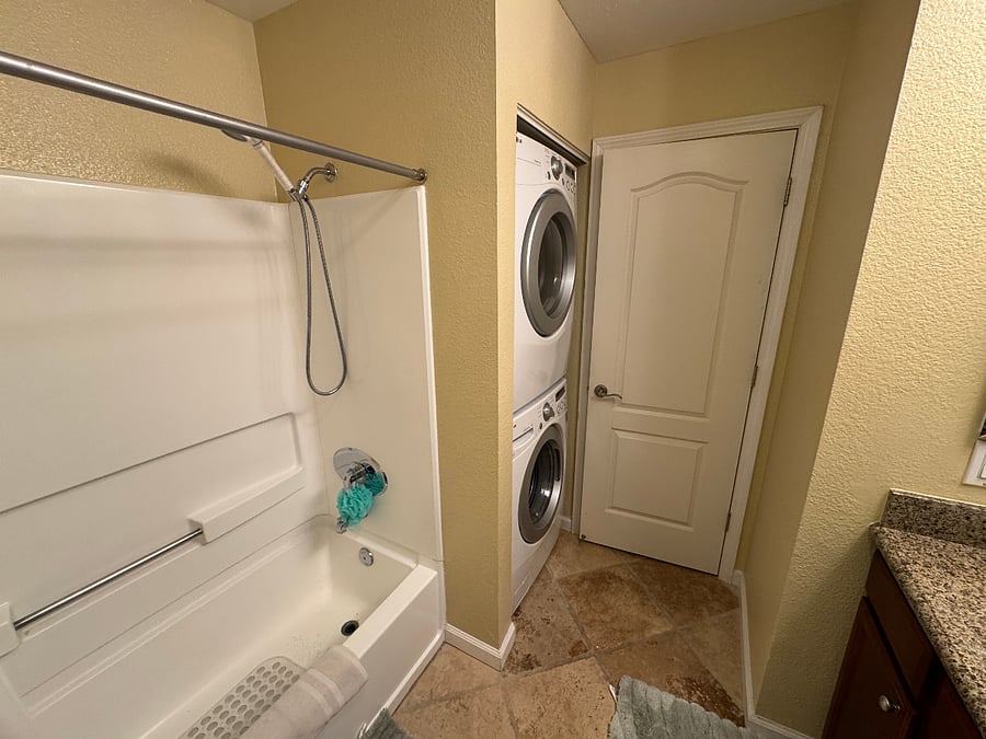 Laundry in Bathroom - 2