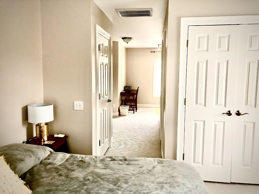 King Suite - View through to Office/Sitting Room