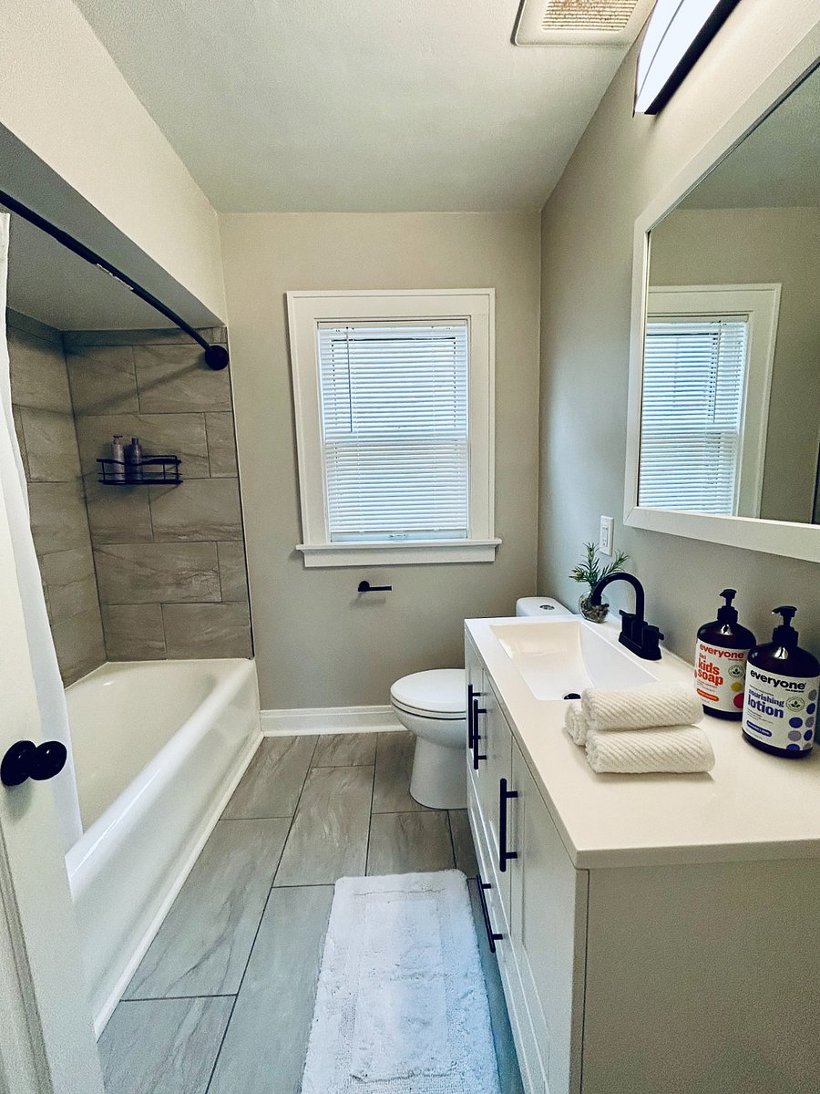 Tile shower and tile floor