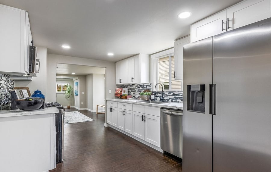 Kitchen Facing Front Door