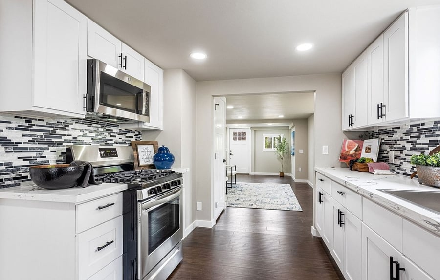Kitchen Facing Front Door