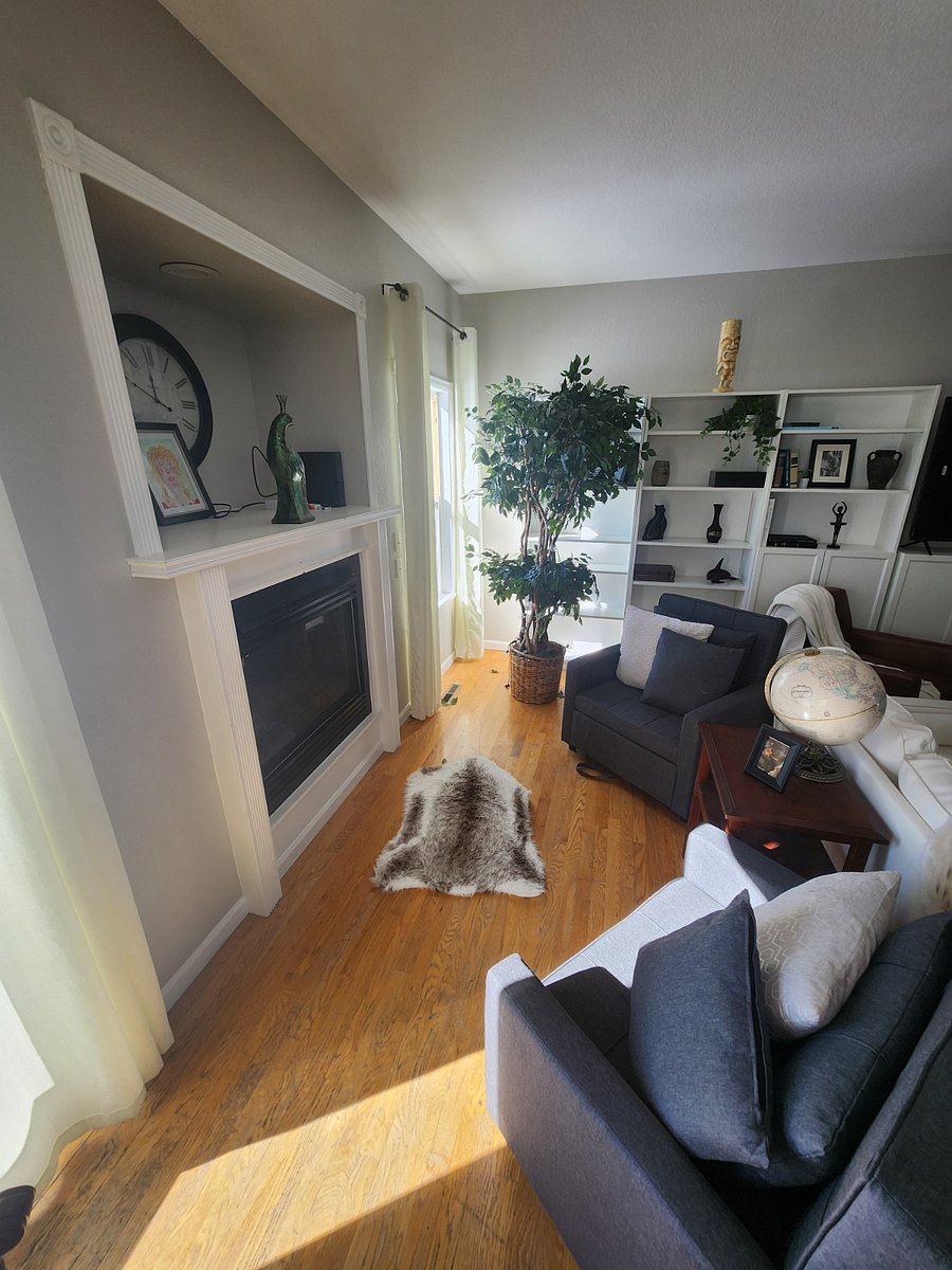 Fireplace/Reading area of upstairs living room