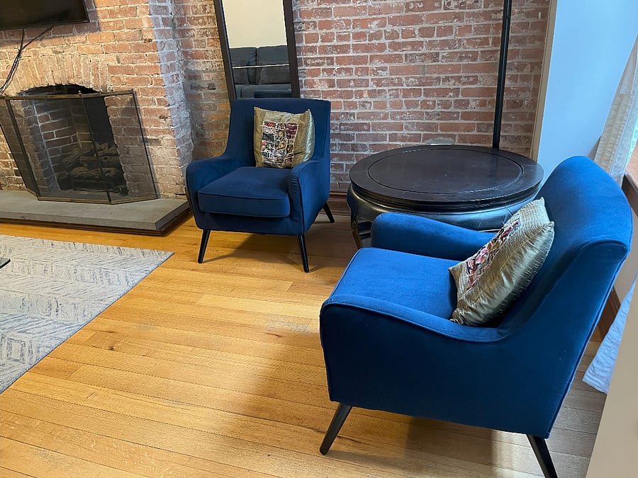 Just inside the Living Room