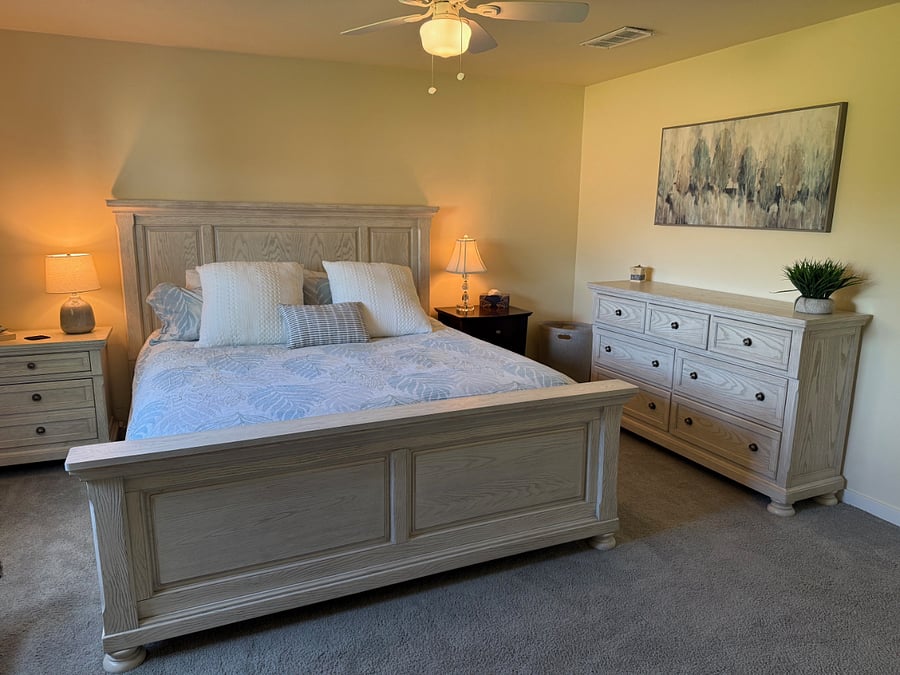 Cal King in master bedroom