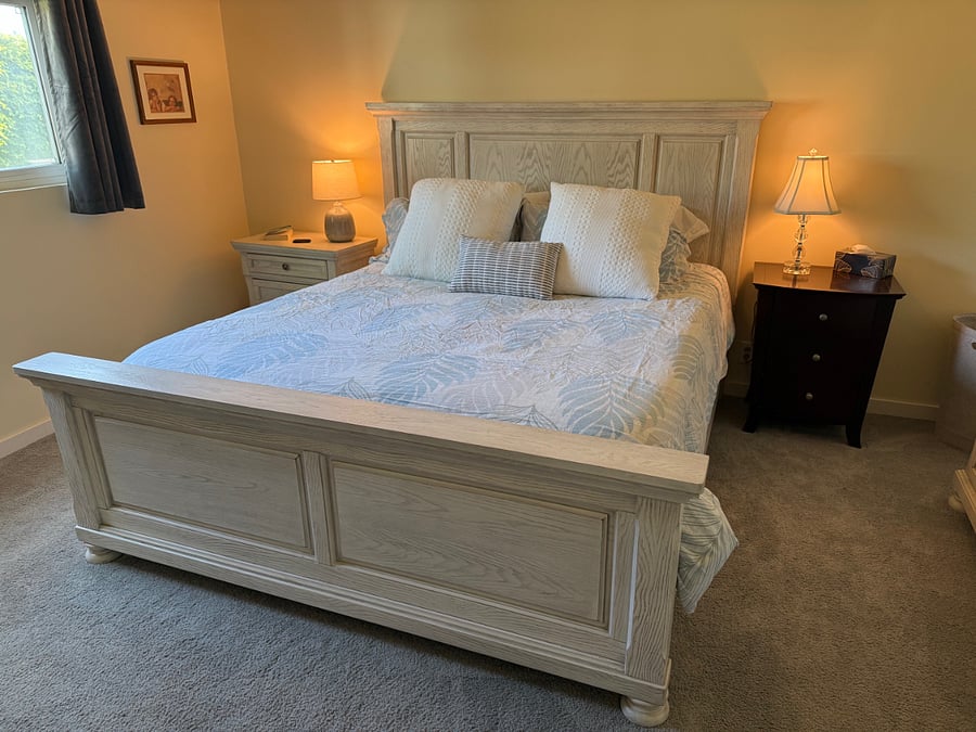 Cal King in master bedroom
