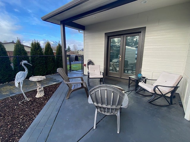 Separate Entrance / propane fire pit